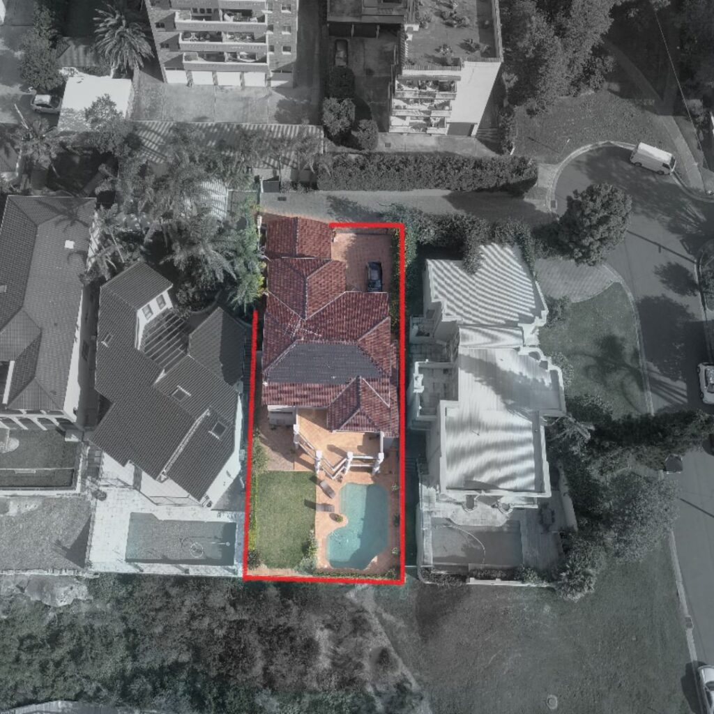 Real Estate photography showcasing property from an aerial perspective